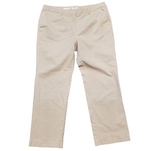 Talbots 18W Classic Fit Khaki Pants Plus Size